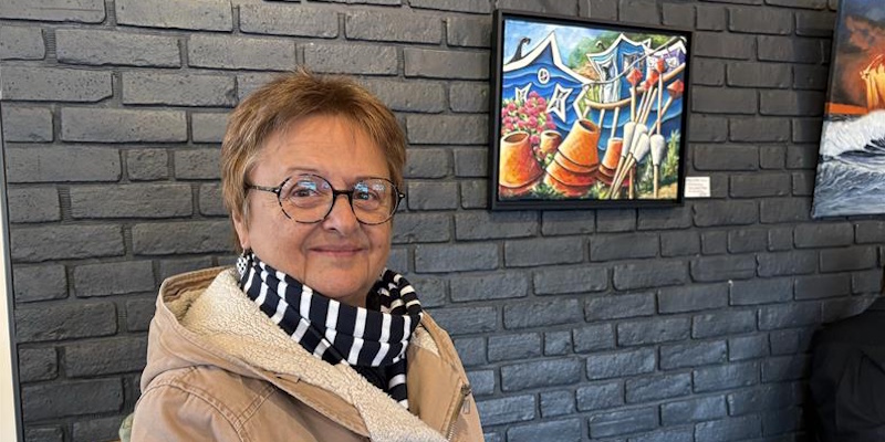 French Artist's Set Up Display at Jumping Bean to Bridge Art Gap Between NL and Saint-Pierre