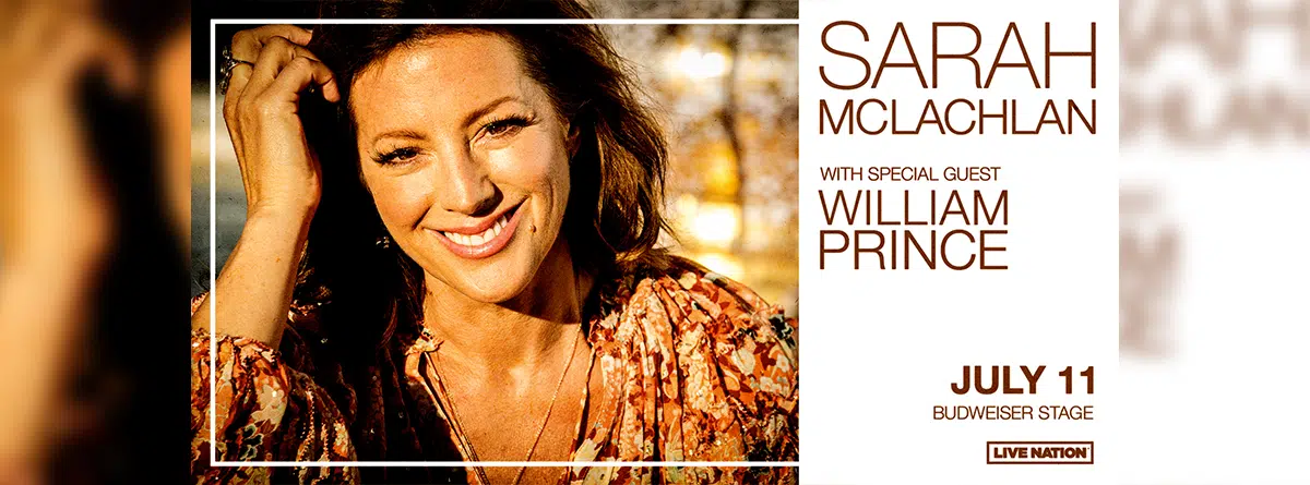 Win tickets to see Sarah McLachlan!