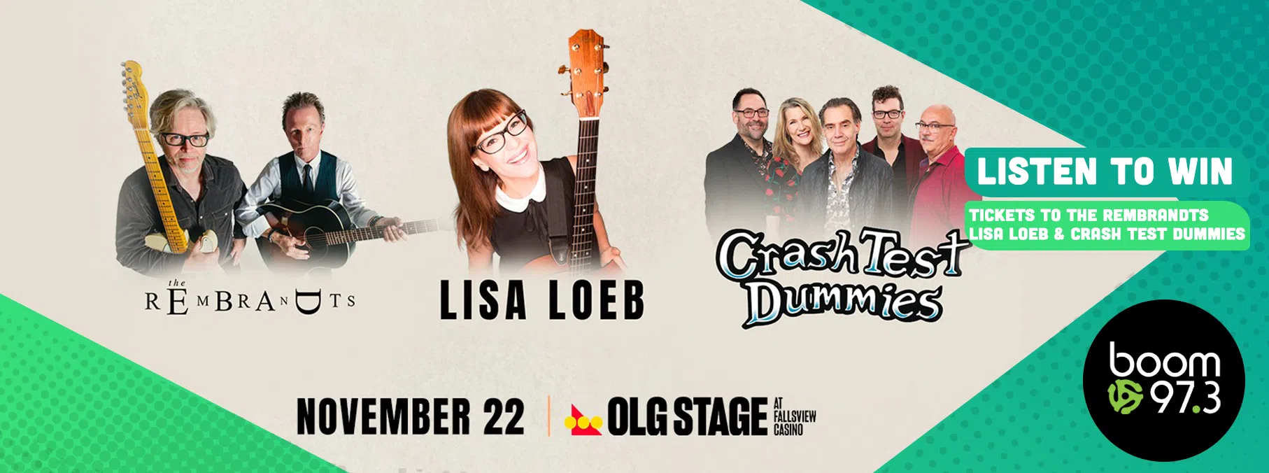 Win Tickets to The Rembrandts, Lisa Loeb & Crash Test Dummies