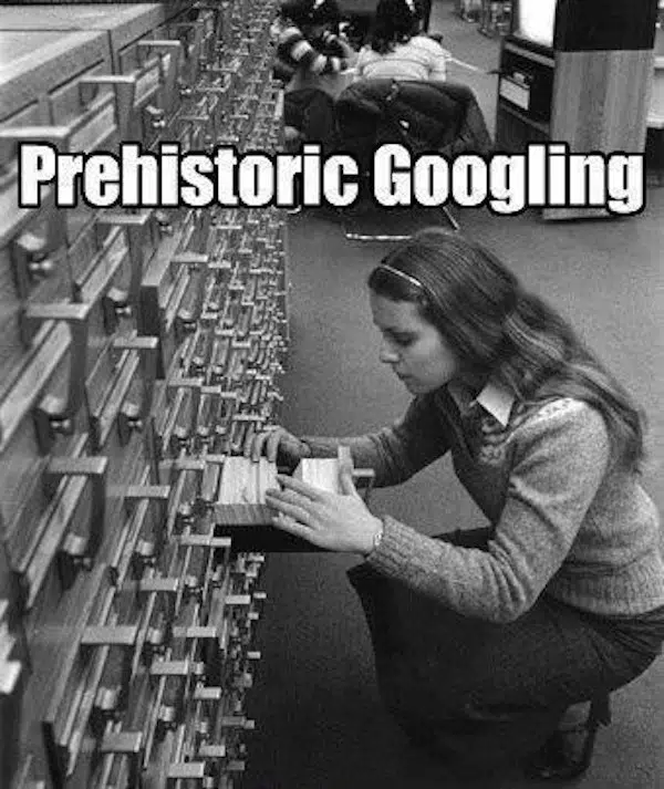 Prehistoric Googling :)