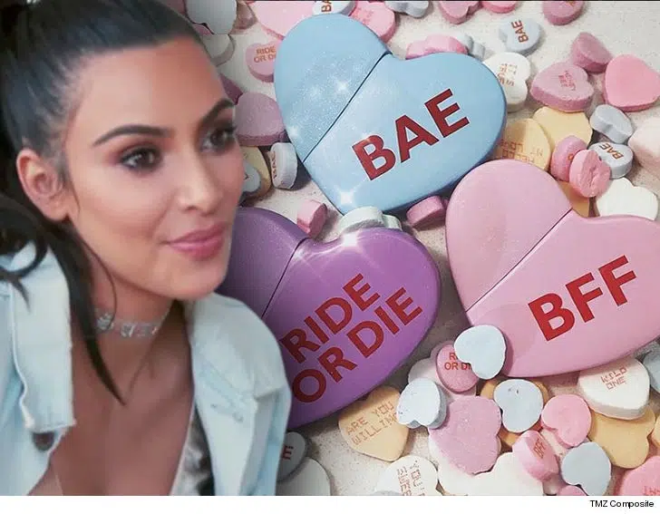 Kim K Sends Valentines To Her Haters