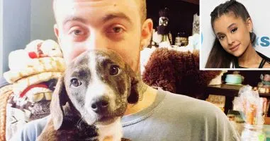 Ariana Grande Adopts Mac Miller's Puppy, Myron.