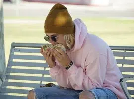 Justin Bieber Eats His Burritos Sideways