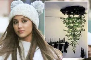 Ariana Grande Explains Her Upside Down Christmas Tree