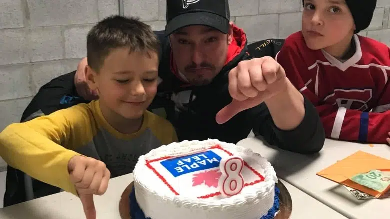 Wrong Maple Leaf on a cake, Burning homework, CES Announcements