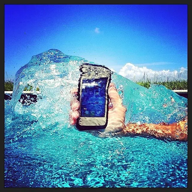 Water resistant phones, Attracted to a Fence, Margarita Burns