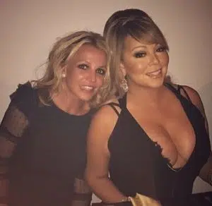 Check out this dinner party!  #BritneyandMariah