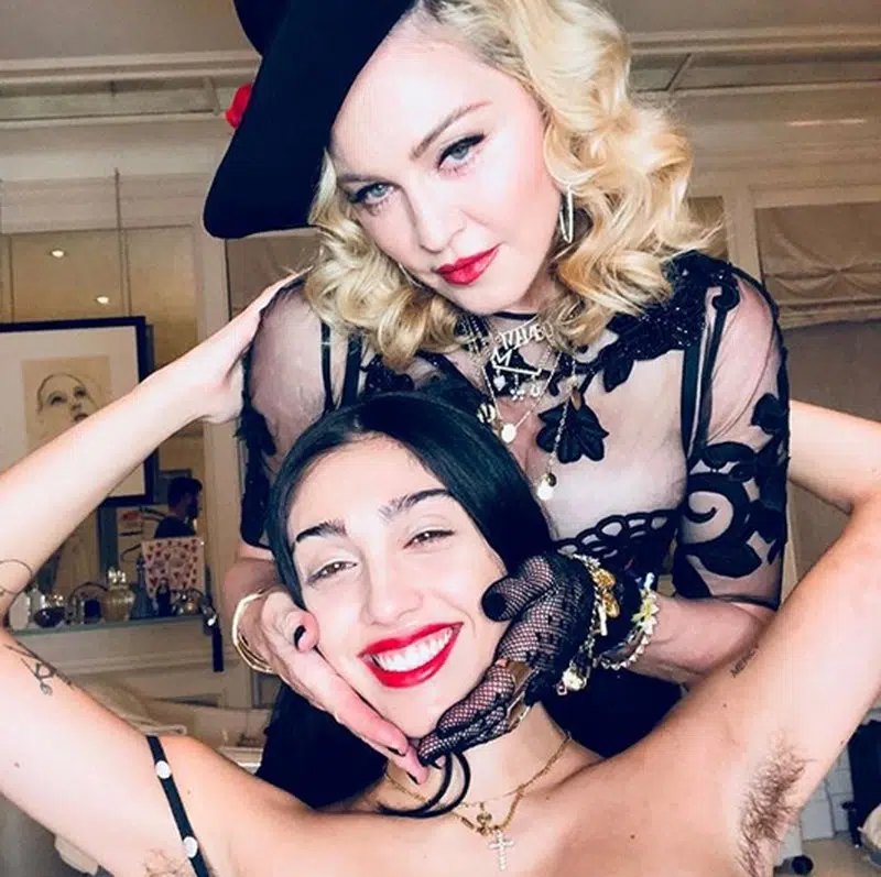 Madonna and Lourdes ring in the New Year