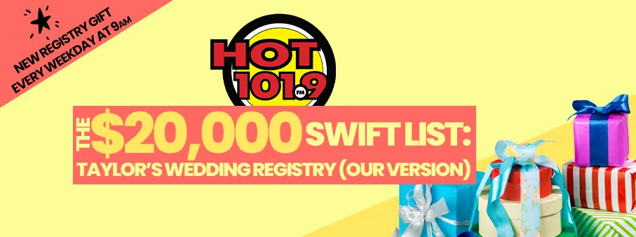 The $20,000 Swift List: Taylor’s Wedding Registry (Our Version)!
