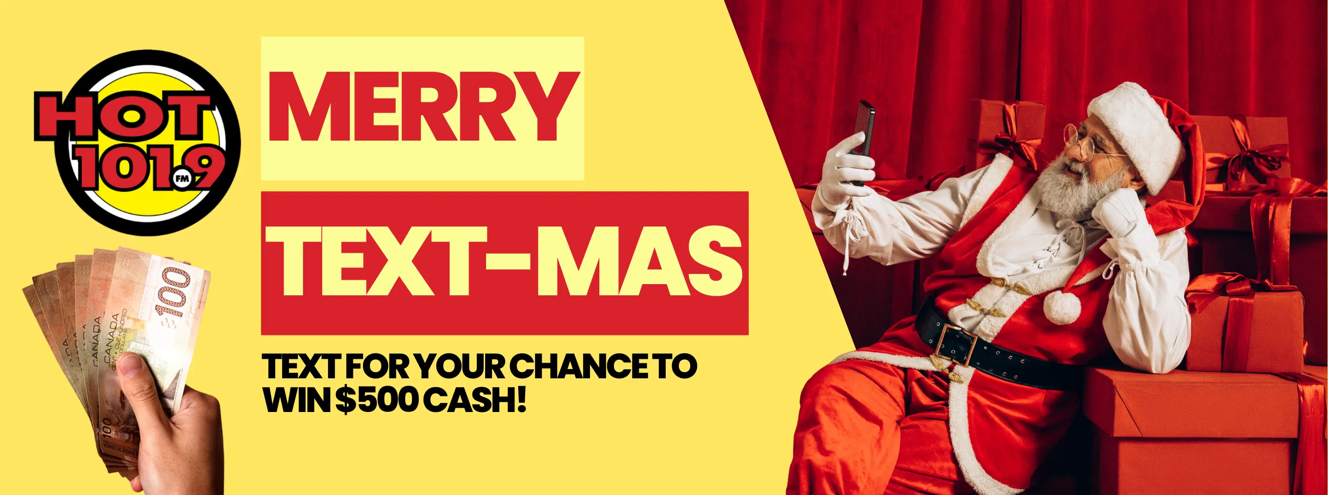 Feature: https://hot1019.ca/textmas