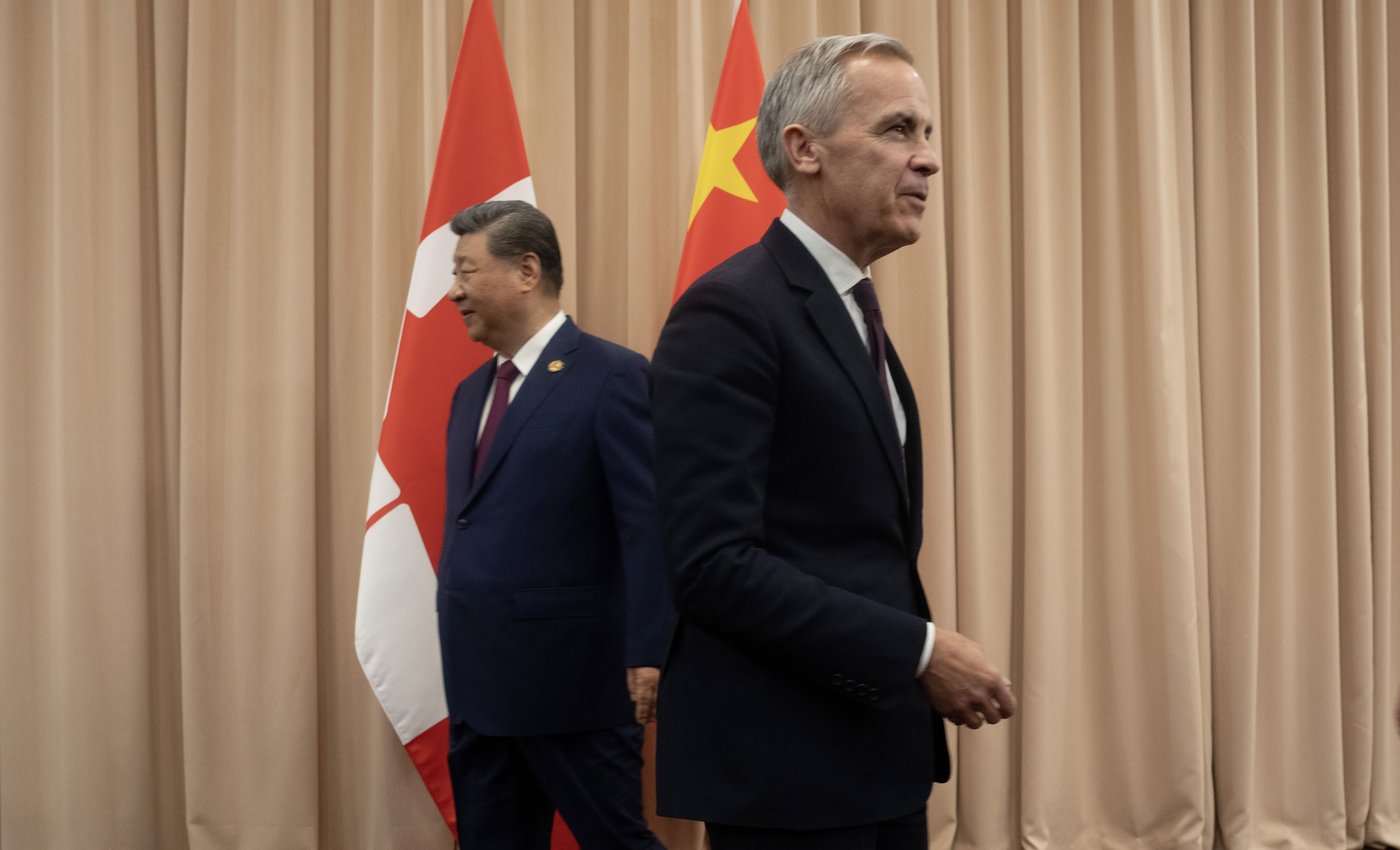 Carney arrives in Beijing